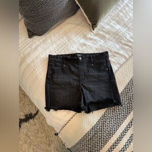 Liverpool Black Jean Shorts
